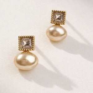 Ivory Pearl Drop Earrings